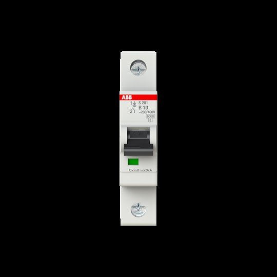 ABB Stotz S&J - Leitungsschutzschalter Sicherungsautomat B-Char. S201-B10 MTB 6 kA, 10 A, 1P − 6 Stück