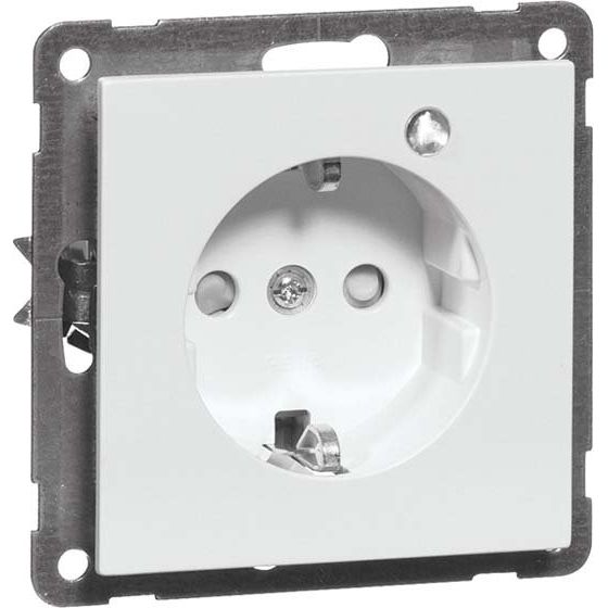 Peha - Schalter-/Steckdosenkombination SCHUKO-Steckdose sw D 20.6611.192 GLK 16A 250V 2-pol.Licht