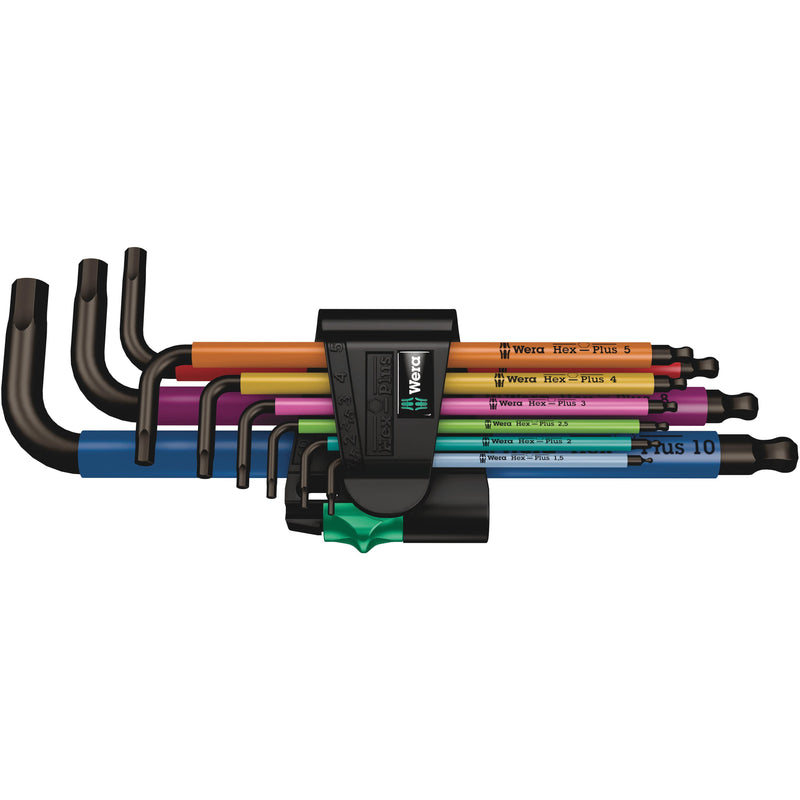 Wera - Innensechskantschlüsselset Winkelschlüsselsatz 950/9Hex-Plus