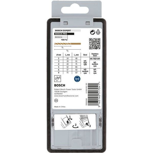 Bosch - Bohrer-Set PRO Stainless Steel HSS-Co 2607019924 Spiralbohrer-Set
