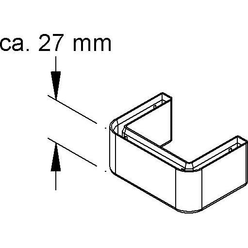 Niedax - Schutzkappe/Abdeckung für Stiel/Profilschiene Schutzkappe SKU 6040