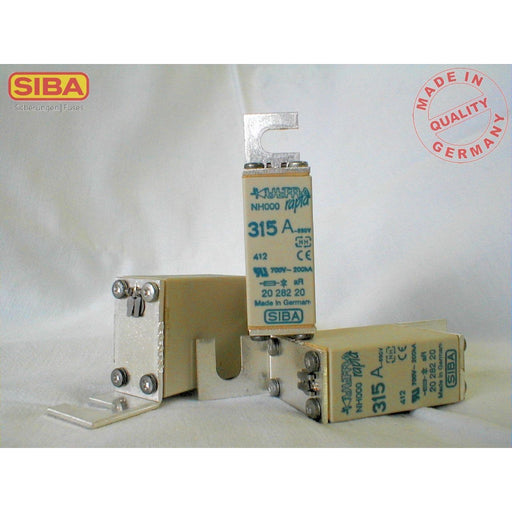 Siba - HRC-Sicherung Schraubkontakt-Sicherung 2028220.315 315A Gr.00 700V − 6 Stück by Siba
