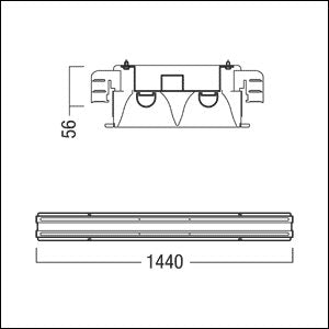 Zumtobel Group - Decken - /Wandleuchte Refurbishment Kit LE FE 2/49 #42189848 840