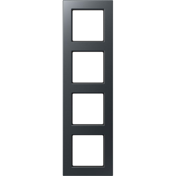 Jung - Abdeckrahmen Rahmen 4-fach A 5584 BF ANM waage/senkrecht