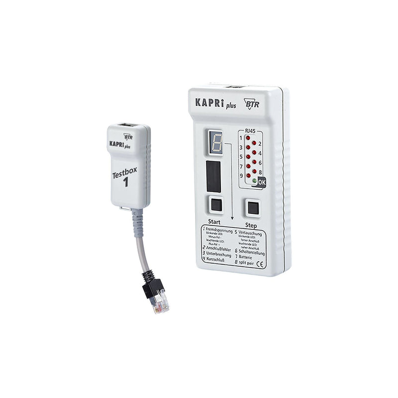 Metz Connect - Mess-/Testgerät für Kommunikationstechnik Installationstester 130670-E mit Testbox 1