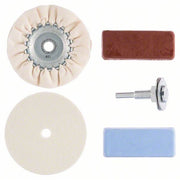 Bosch - Systemzubehör für Schleifen/Polieren (Akku/elektrisch/Druckluft) Hobby-Polier-Set 2609256555 VE5,Bohrmaschinen