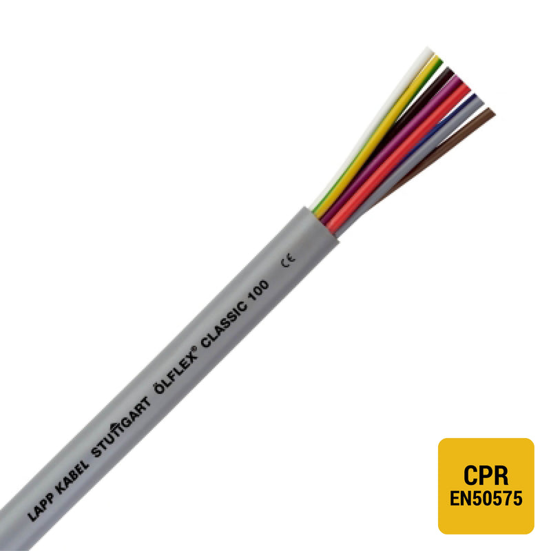 Lapp Kabel&Leitung - Energiekabel < 1 kV, für ortsveränderlichen Einsatz ÖLFLEX CLASSIC 100 0010105/1000 450/750V 3G6 − 1000 Meter