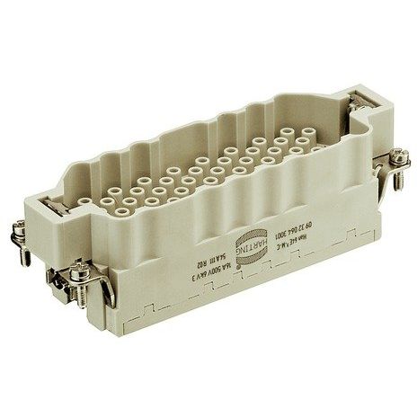 Harting - Kontakteinsatz für Rechtecksteckverbinder Crimpanschluss 09322643001 Han 64EEE HMC-M-c − 1 Stück