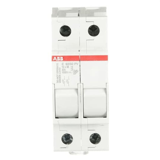 ABB Stotz S&J - Halter für zylindrische Sicherung Sicherungstrennschalter E 92/32 PV 2-polig, 32A