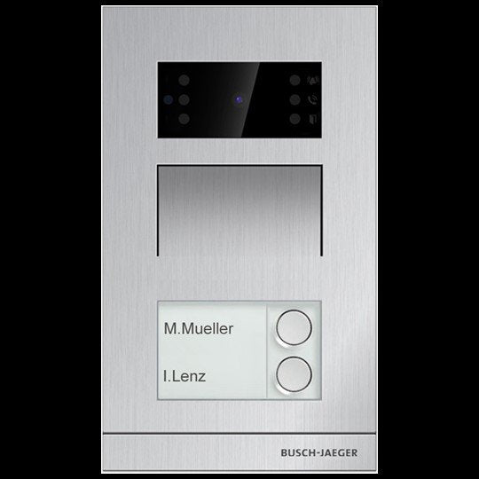 Busch-Jaeger - Türstation für Türkommunikation Außenstation Video Mini UP H81366P2-A-03 2-fach