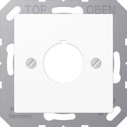 Jung - Einsatz/Abdeckung für Kommunikationstechnik Abdeckung aws A 564 WW für Befehlsgeräte
