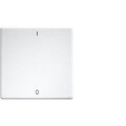 Eltako - Abdeckung/Bedienelement für Installationsschalterprogramme Wippe lasergraviert W-FT55-rw+IO f.55x55mm rws I/O
