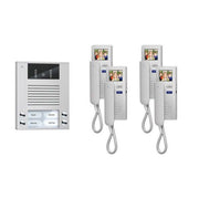 TCS Tür Control - Türsprech-Set Videosprechanlgenset color PVE1540-0010 4 WE, mit Hörer