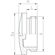 Jacob - Verschlussschraube PA-Verschlußschraube 1036 PA PG36