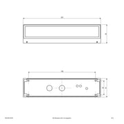 EVN Lichttechnik - Decken-/Wandleuchte LED Wandanbauleuchte WAUD65181502 IP65 230V 13000K