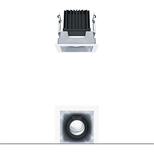 Zumtobel Group - Downlight/Strahler/Flutlicht LED - Downlight PANOS INF #60817236 4000K