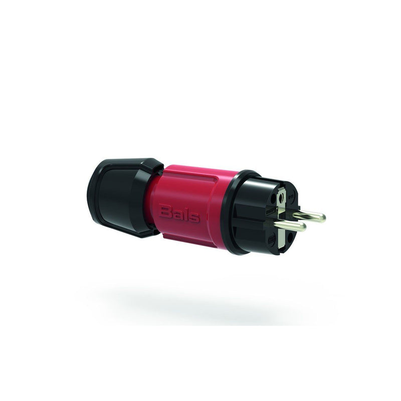 Bals Elektrotech - Schutzkontaktstecker Schutzkontakt-Stecker 7373 16A 250V IP44, rot − 20 Stück