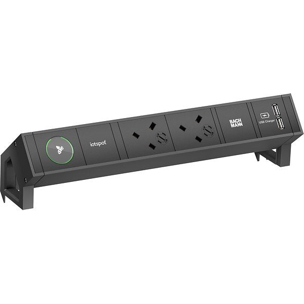 Bachmann - Mehrfachsteckdose Steckdosenleiste 902.830 DESK2 1xiotspot