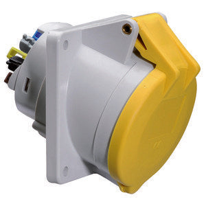Bals Elektrotech - CEE-Anbausteckdose (IEC 60309) Anbausteckdose geneigt 32A 12760 3p 110V 4h IP44