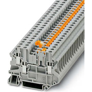 Phoenix Contact - Trenn- und Messtrenn-Reihenklemme Durchgangsreihenklemme UT 4-TWIN-MT P/P − 50 Stück