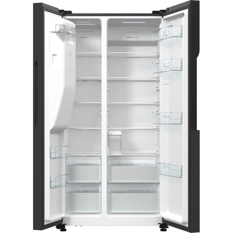 Gorenje - Kühl-/Gefrierkombination Kühl/Gefrierkombi SbS NRR9185ESBXL TwistIce,Wasserber