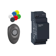 Schneider Electric - Drucktaster, Komplettgerät Drucktaster-Set 24V DC XB5RMB03 Standard-Receiver