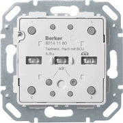 Berker - Bussystem-Tastsensor Tastsensor-Modul 1f. 80141180 m.BCU KNX