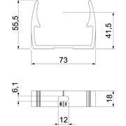 OBO Bettermann - Rohrschelle Quick-Schelle ALQ M63 M63 − 20 Stück