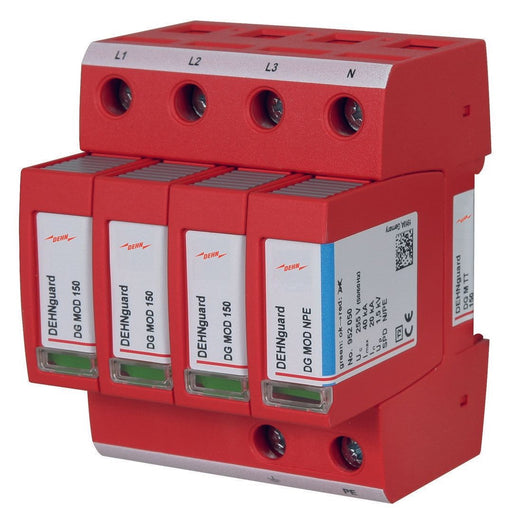 DEHN - Überspannungsableiter für Energietechnik/Stromversorgung Überspannungsableiter DG M TT 150 Typ 2 DEHNguard,4-p