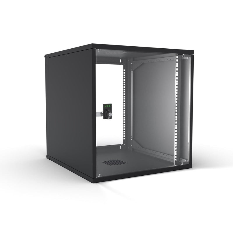 Enoc - Netzwerkgehäuse Economy Wandschrank 12HE W3 12-6-S 550x600x582mm sw