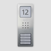 Siedle&Söhne - Zubehör/Ersatzteile für Türkommunikation Gehäuse-Oberteil CA 812-4/CA 850-4 E Edelstahl gebürstet