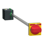 Schneider Electric - Handgriff für Schaltgeräte Seitlicher Drehantrieb LV426936T mit Griff in Rot/Gel
