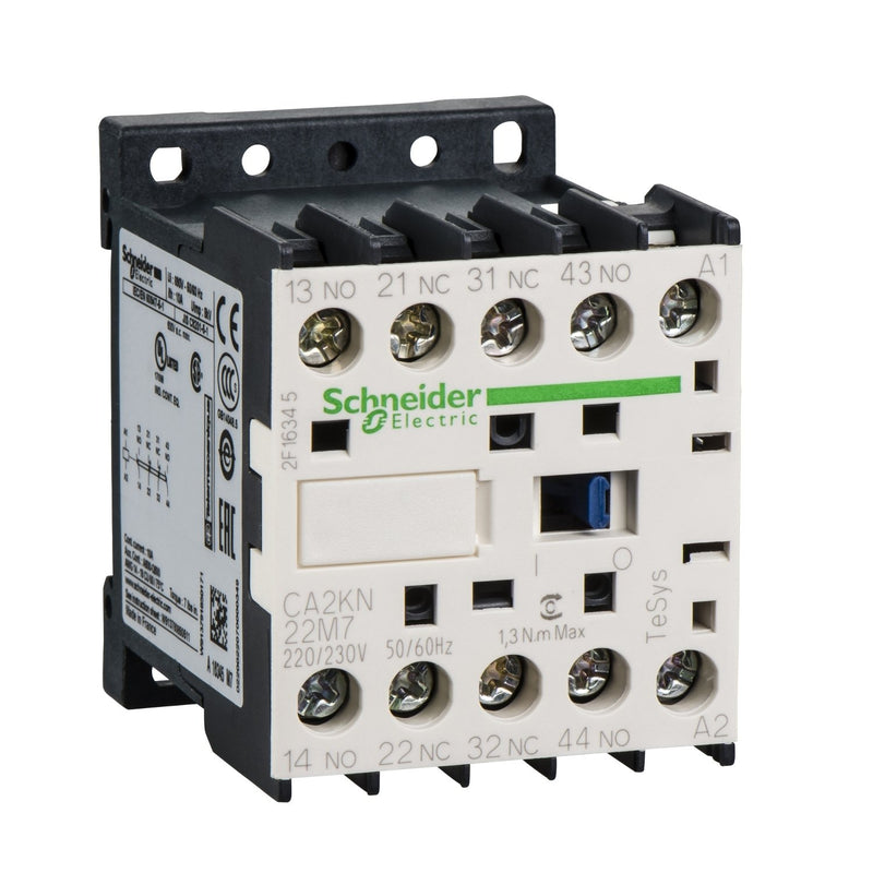 Schneider Electric - Leistungsschütz zum Schalten von Wechselstrom Leistungsschütz LC1K 4p LC1K098P7S335 Spule 230VAC