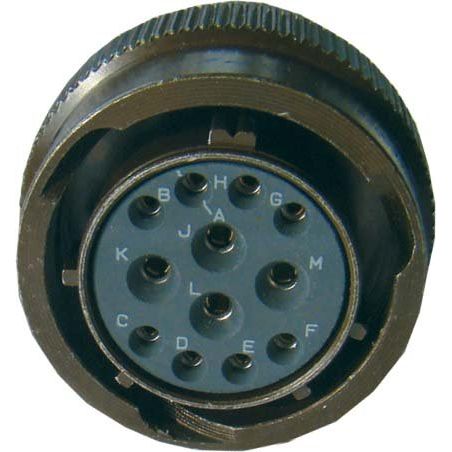IPR-Intellig. Peri - Rundsteckverbinder, feldkonfektionierbar (Industriesteckverbinder) Kabelbuchse 12-polig 11850000 f. EC-12R
