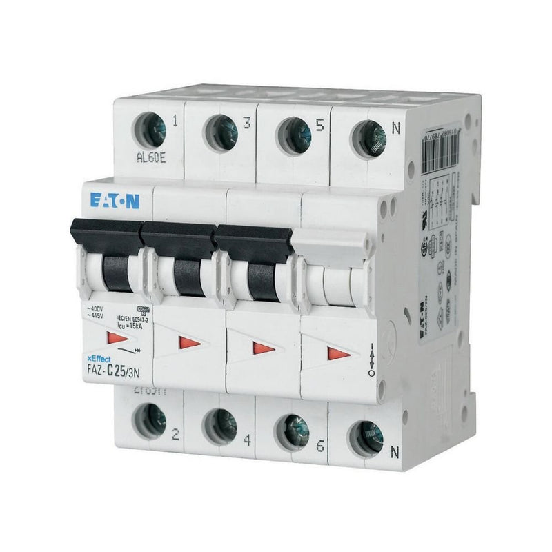 Eaton - Leitungsschutzschalter Leitungsschutzschalter 3p. FAZ-B1,6/3N#278936 1,6A Charakt.: B