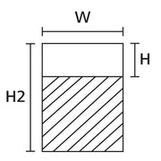 HellermannTyton - Kabelmarkierungssystem Etiketten selbstlamin. 595-22101(2500) weiß/transparent − 2500 Stück