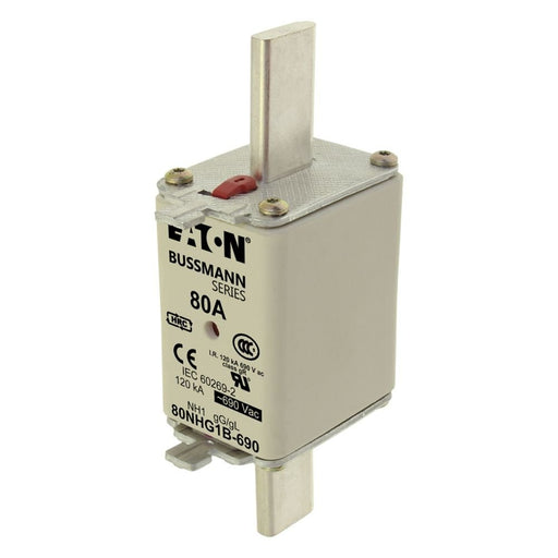 Eaton - Messersicherung Sicherungseinsatz Nieders. 63NHG1B-690 63A AC 690V 120kA − 3 Stück