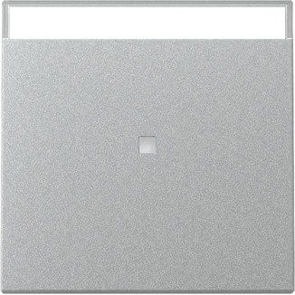 Gira - Abdeckung/Bedienelement für Installationsschalterprogramme Wippe Kontrollf. 367026 F Alu