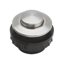 Grothe - Klingeldrücker Klingeltaster rund 11,5mm PROTACT 450 VA Knopf V2A, Hülse V2A