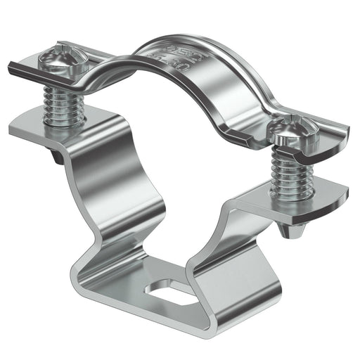 OBO Bettermann - Befestigungsschelle für Kabel/Rohre Abstandschelle ASL 733 30 ALU mit Langloch 25-30mm − 1 Stück