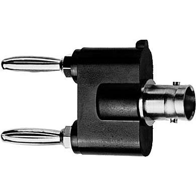 Telegärtner - Kommunikationstechnik-Adapter Laborsteckverbindung 100023659 BNC-Bu auf 2xBananen