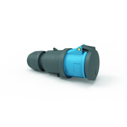 Bals Elektrotech - CEE-Kupplung (IEC 60309) Kupplg. MULTI-GRIP TE-Plus 3104 63A 3p 230V 6h IP44