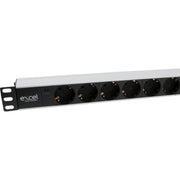 Excel Networking - Modularer Steckverbinder Steckdosenleiste 9-fach 555-084 19"