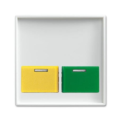 Busch-Jaeger - Zentralelement Klinikinstallation Zentralscheibe alpinws 2548-642 E-914 Licht-Ton-Rufsysteme − 1 Stück by Busc
