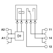 Phoenix Contact - Schaltrelais Relaismodul PLC-RPT- 24UC/21/RW