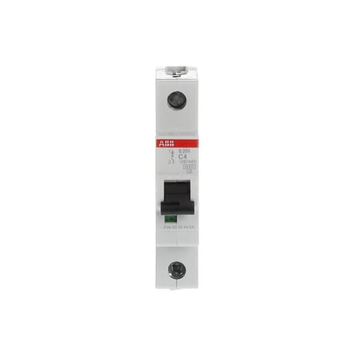 ABB Stotz S&J - Leitungsschutzschalter Sicherungsautomat S201-C4 6kA 4A C 1p