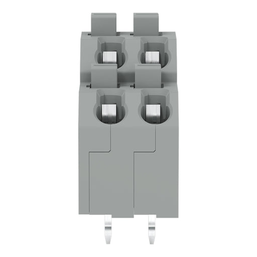 WAGO - Leiterplattenklemme DoppelstockLeiterplattenk. 250-702 Drücker,1,5mm²,gr − 66 Stück