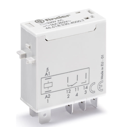 Finder - Schaltrelais Industrie-Miniaturrelais 46.61.9.024.4000T − 10 Stück