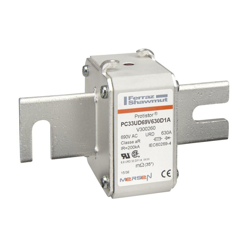 Mersen - HRC-Sicherung Sicherungseinsatz aR PC33UD69V630D1A Gr.33 AC690V 630A − 3 Stück