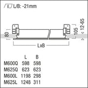 Zumtobel Group - Decken - /Wandleuchte LED - Reinraumleuchte CL2 I 6200 #42932586 840